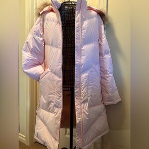 Light Pink Down-filled Women's Parka